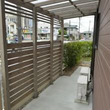 自転車小屋手づくり