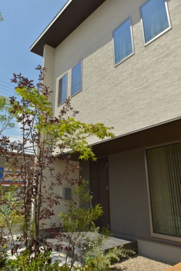住友林業新築外構工事 守山｜目隠しウッドフェンス「囁きの庭」愛知の 