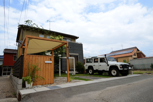 かっこいい自転車置き場