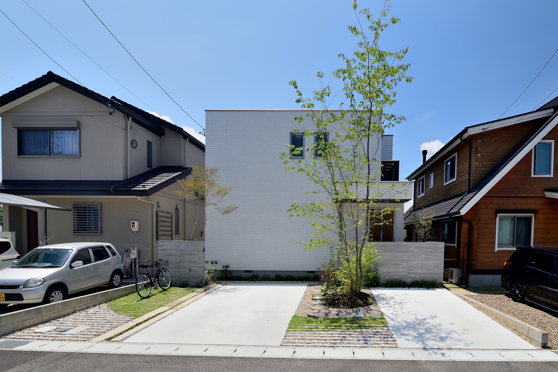 タカショ庭全景