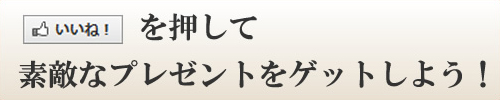 いいね！を押して素敵なプレゼントをゲットしよう！