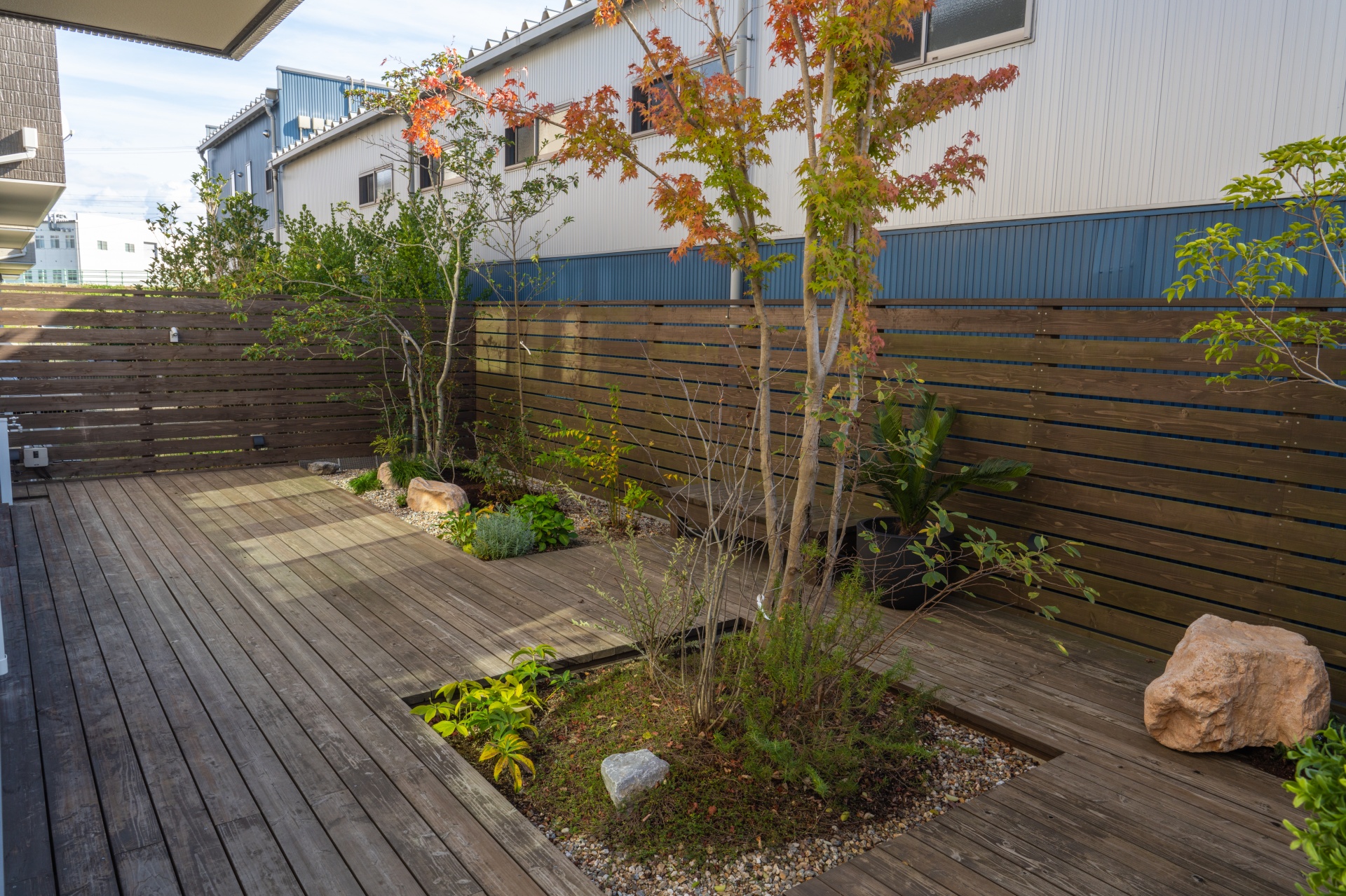 経年変化ウッドデッキ