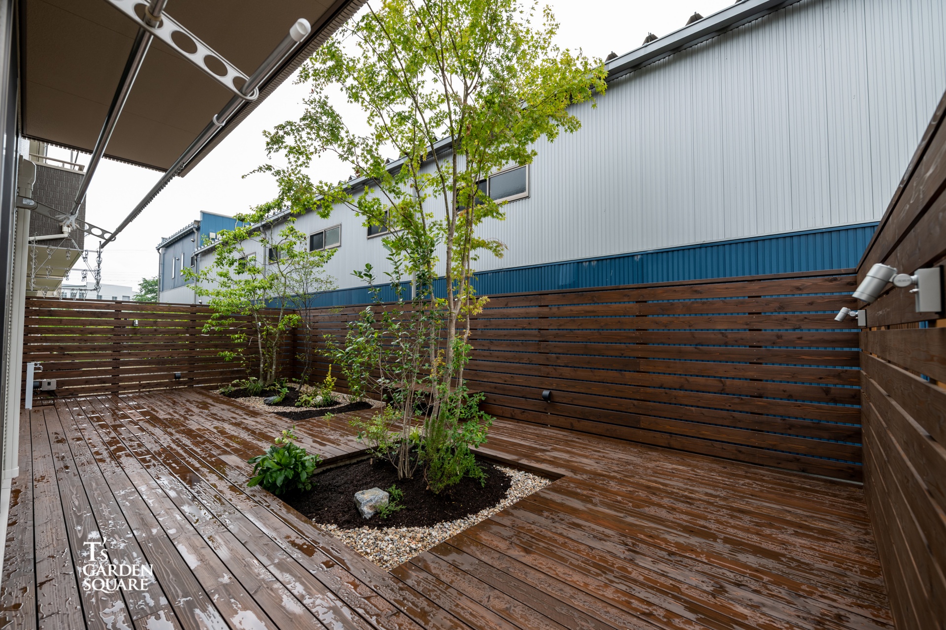 完成ウッドデッキ