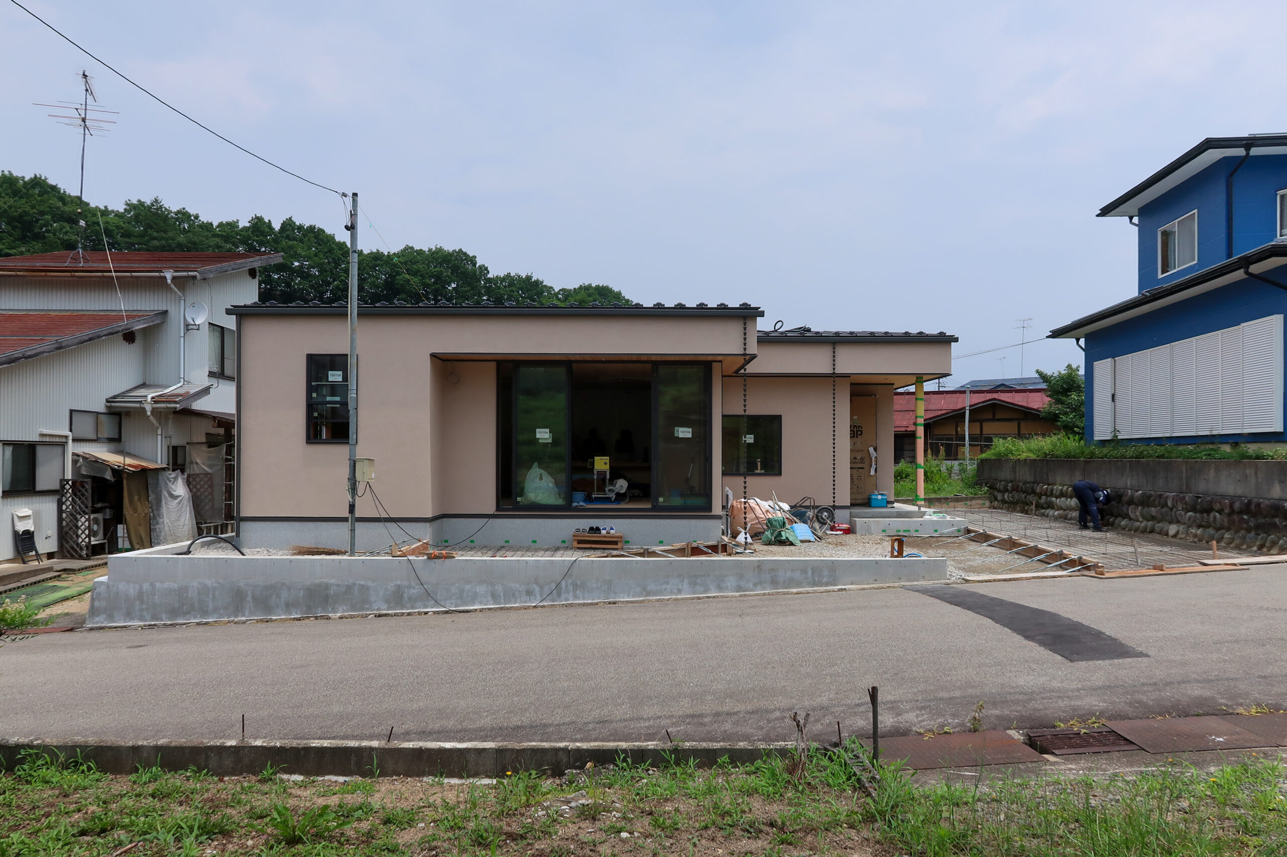 開放的な平屋